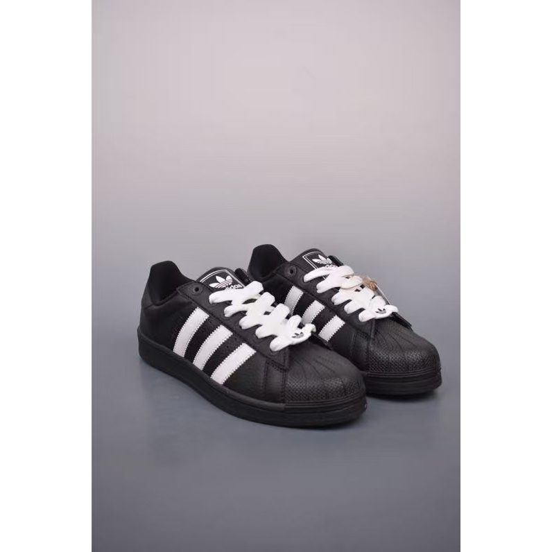 Adidas Originals Superstar รองเท้าไวท์บอร์ดขนาดเล็กคลาสสิค Shellhead ...