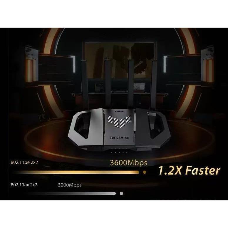 ASUS RT-BE58U TUF WiFi 7 BE3600 AiMesh Extendable Router, 4K-QAM, MLO ...