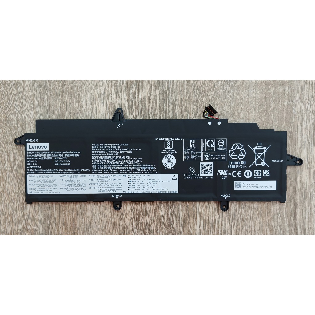 thumbnail image 2 of Pin Laptop Lenovo ThinkPad X13 Gen 3 / Gen 2 Model L20M4P73 [PIN HÃNG] | Shopee Việt Nam 2 of 12