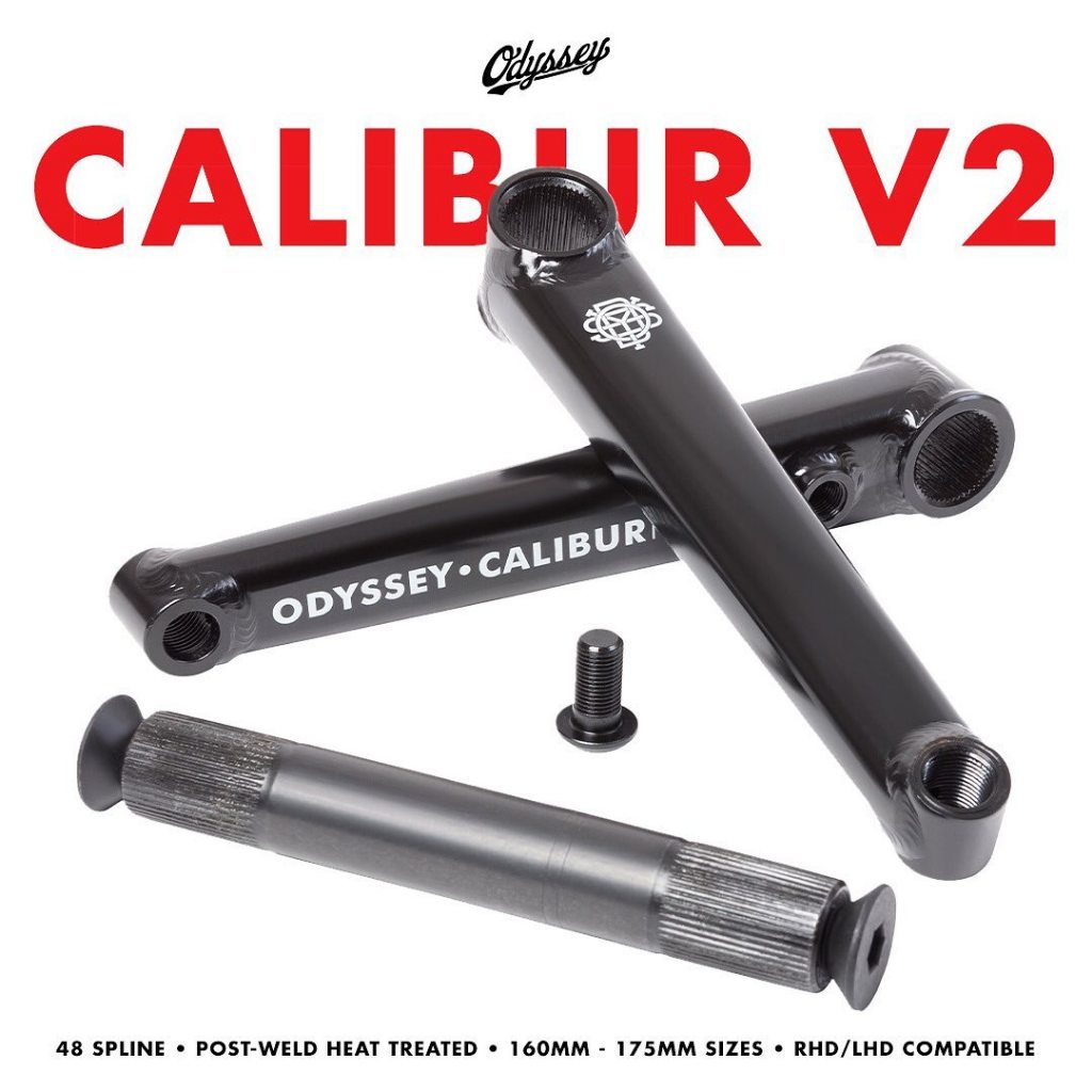 ชุดขาจาน ขาจานแต่ง จักรยาน BMX Odyssey Calibur V2 3PC Cranks