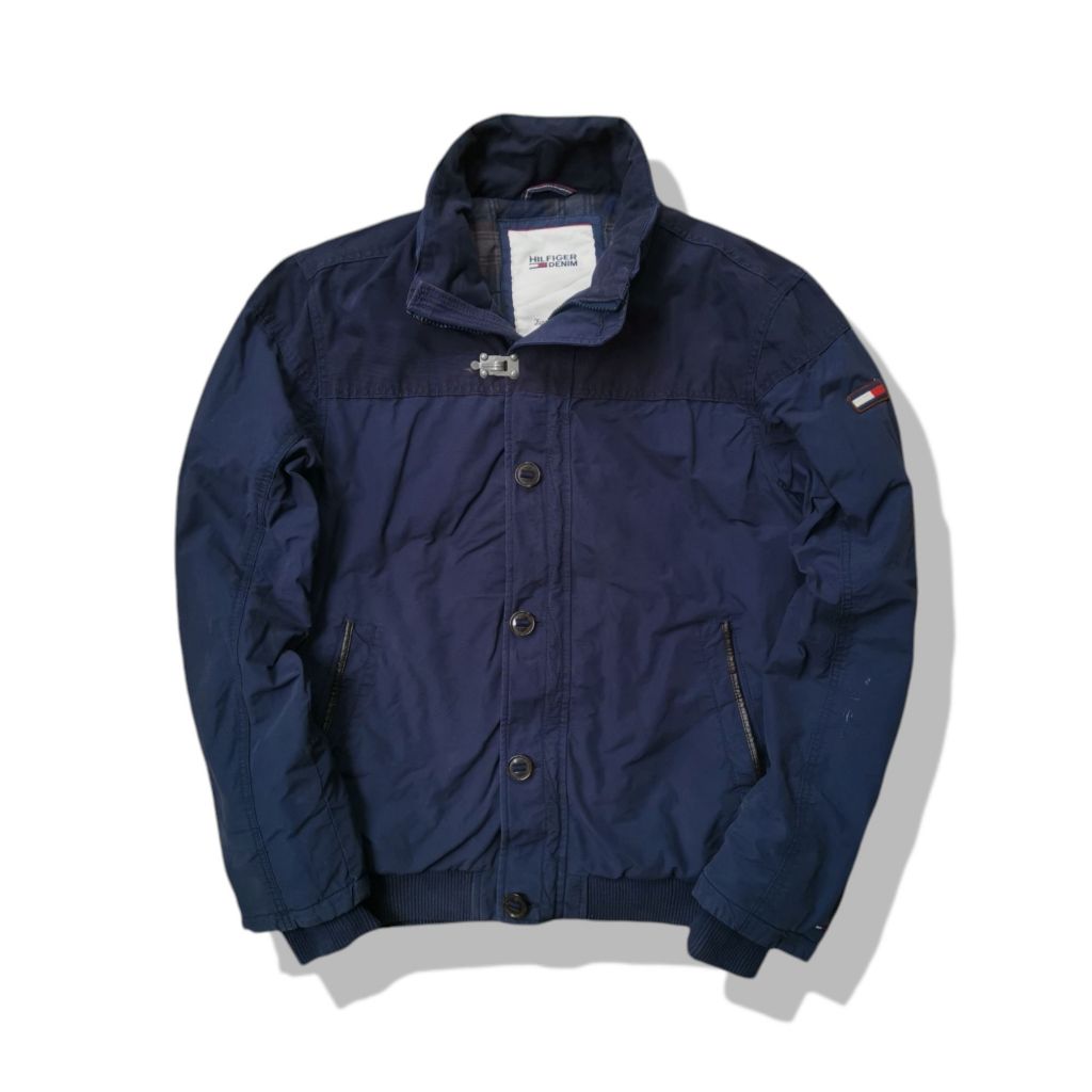 THD Overcoat Vintage Sports Full Zipper Puffer Jacket รอบอก 48 ...