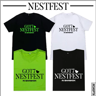 GOT7 NESTFEST バンコク MD Tシャツ ブラック (フリーサイズ) GOT7 - [NESTFEST] 2025 CONCERT OFFICIAL MD – kpopalbums.com