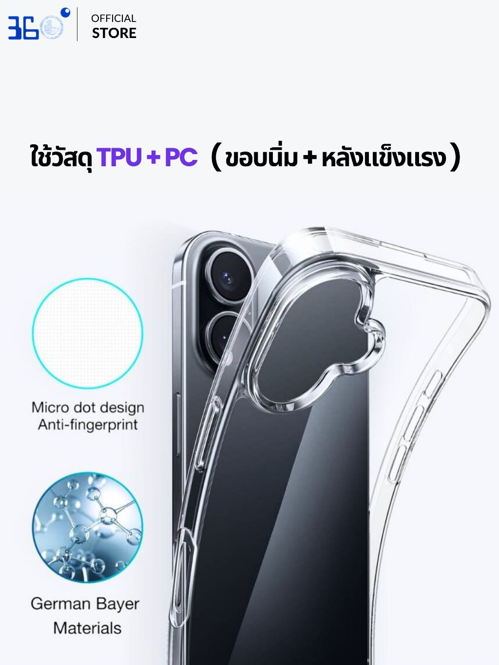 [🇰🇷งานเเกาหลี กันกระแทกใส] เคส iphone 13 Air 11 17ProMax 12 17Pro 16Promax 16 12Promax 17 15 14Pro - 5