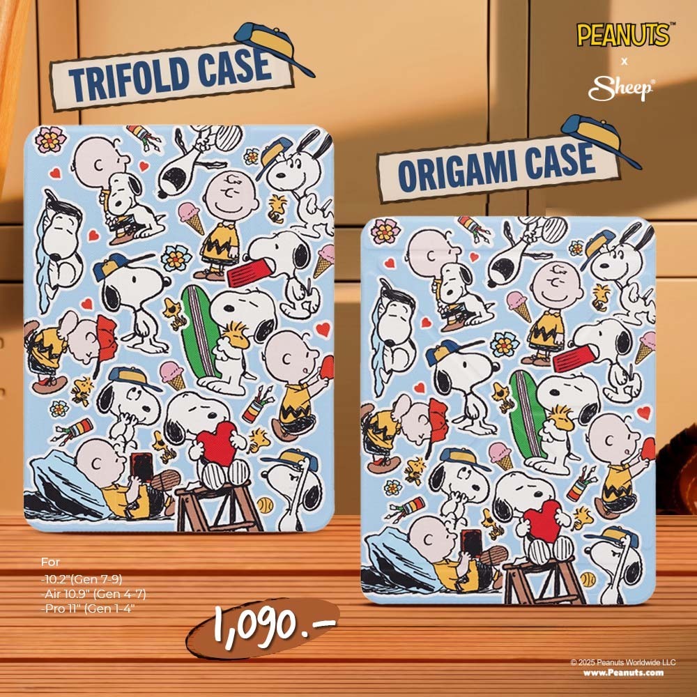 [Origami/Trifold Peanuts] PEANUTS x Sheep: Snoopy Collection เคสสำหรับ ...