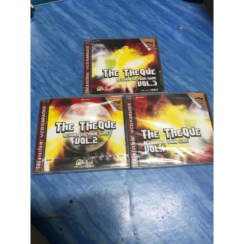 VCD,วีซีดีคาราโอเกะ (P) The Theque 3 ชุด ,แผ่นแท้ลิขสิทธิ์ มาสเตอร์ มือ ...