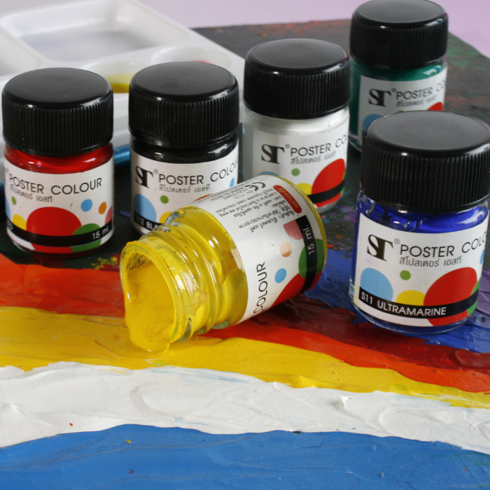 ST POSTER COLOUR สีโปสเตอร์ 15ml 30ml | Shopee Thailand