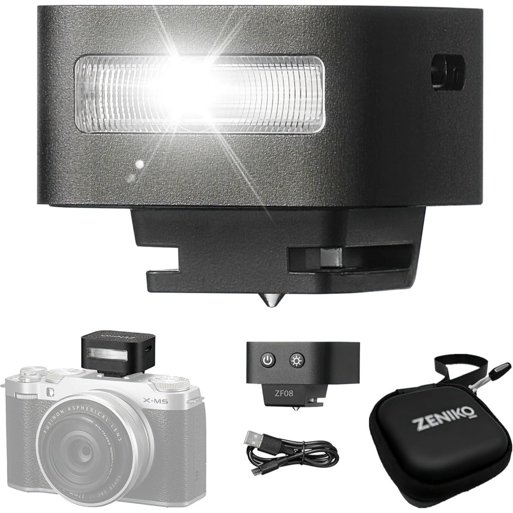 Flash ZENIKO ZF04 / ZF08 Mini Camera Flash Light Speedlite For