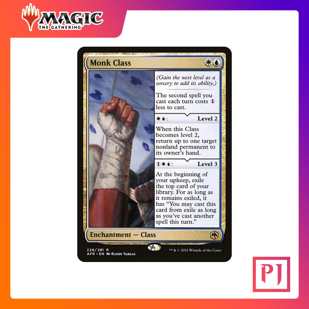 [MTG] Monk Class [AFR] [MULTI] [RARE] [NORMAL] [ENG] (การ์ดเมจิค ...