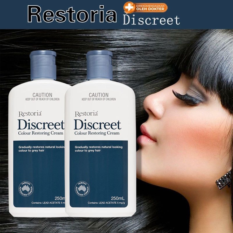 Restoria Discreet Colour Restoring Cream 250ml Restoria ครีมทาผมดำปิดผม ...