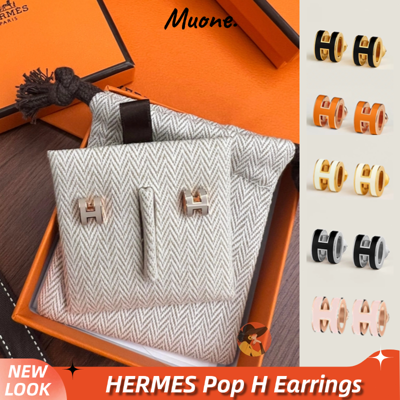エルメス HERMES ブローチ メタル/バッファローホーン シルバー  