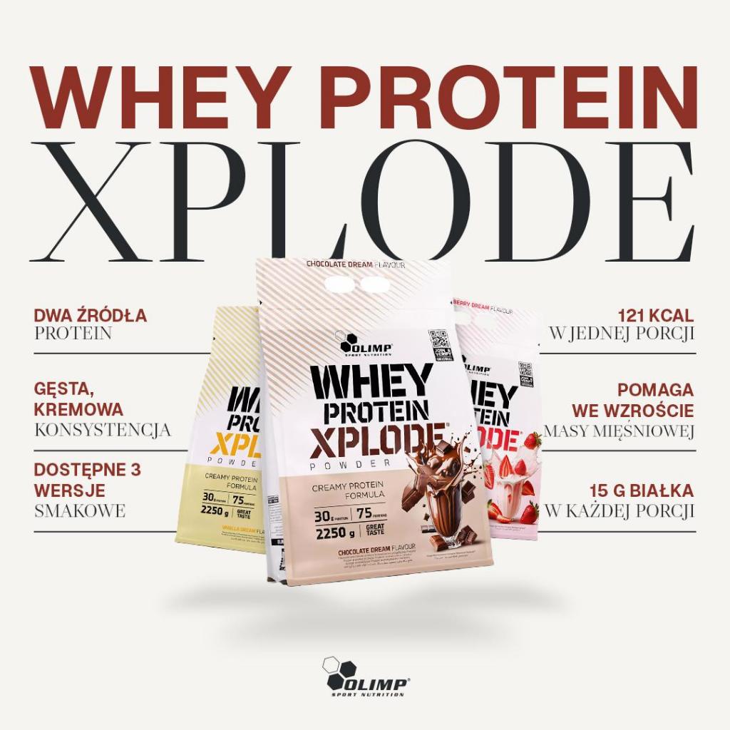 Olimp Whey Protein Xplode 700g (23 Servings) เวย์โปรตีนเชคที่ให้เนื้อ ...