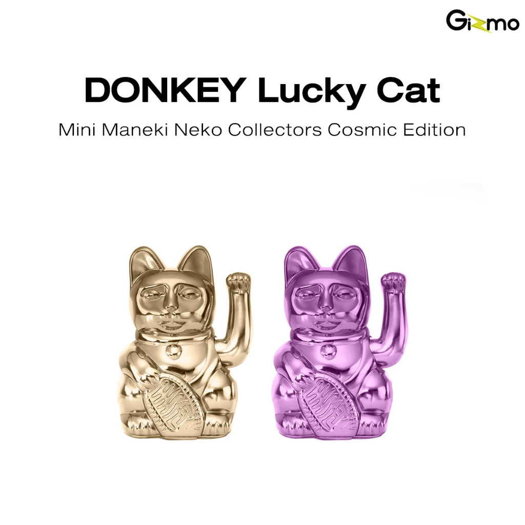 DONKEY Lucky Cat Mini Berry Red - Winkekatze Glücksbringer
