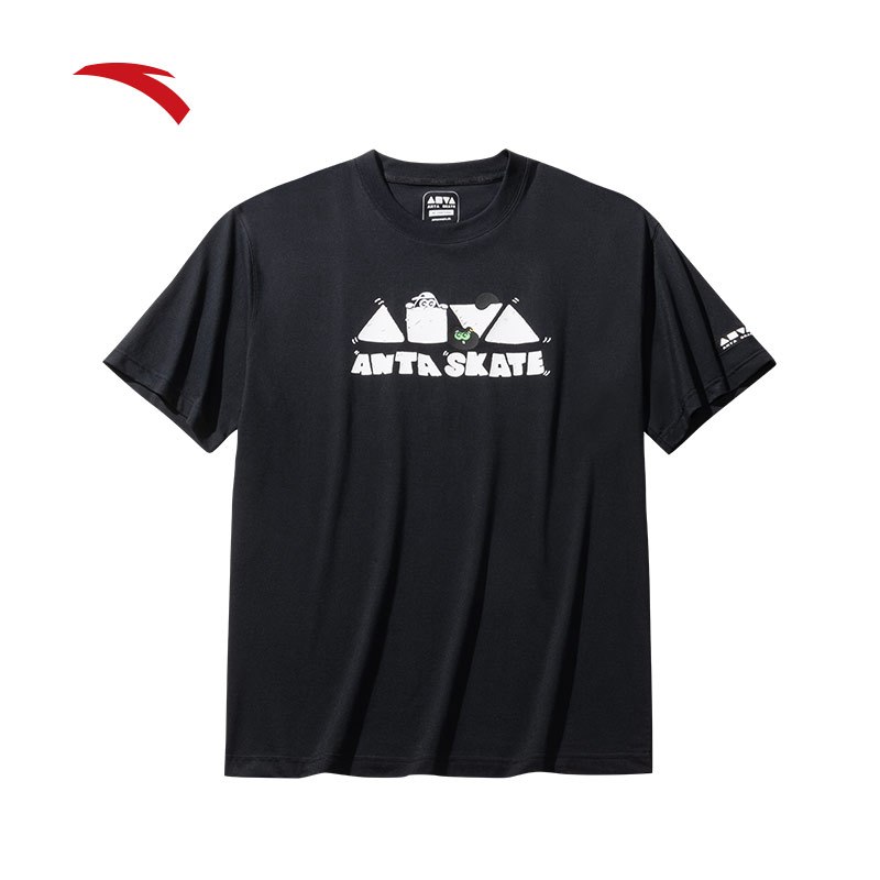 ANTA X Wang YiBo] เสื้อยืดสั้นUnisex 1725B8115 Official Store