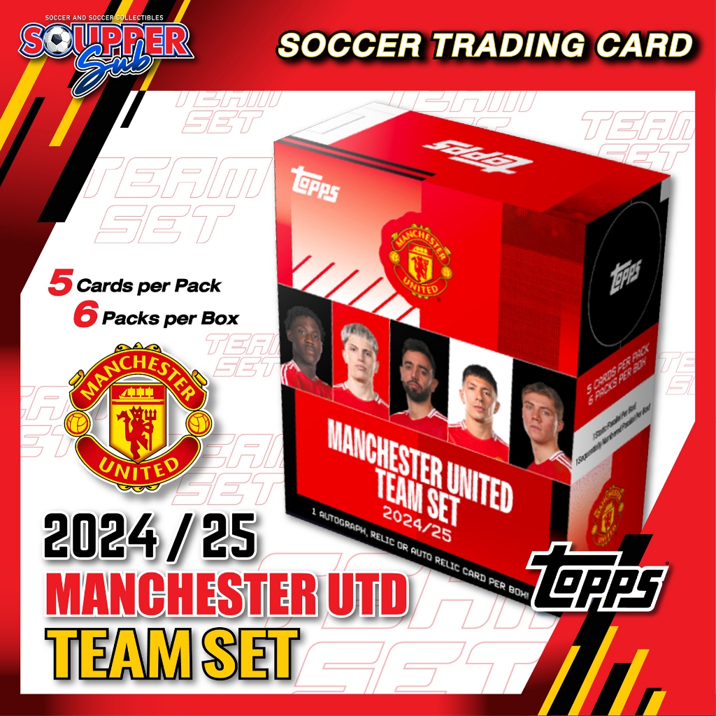 Carte Topps Manchester United 24/25 – Zlatan Ibrahimovic, édition Limitée /25, état Near Mint