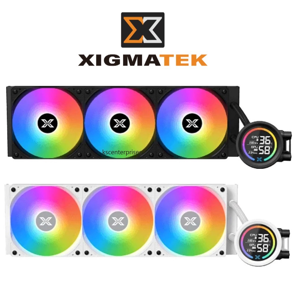 CPU LIQUID COOLER XIGMATEK CPU Liquid Cooler LK 360 Digital BLACK ...