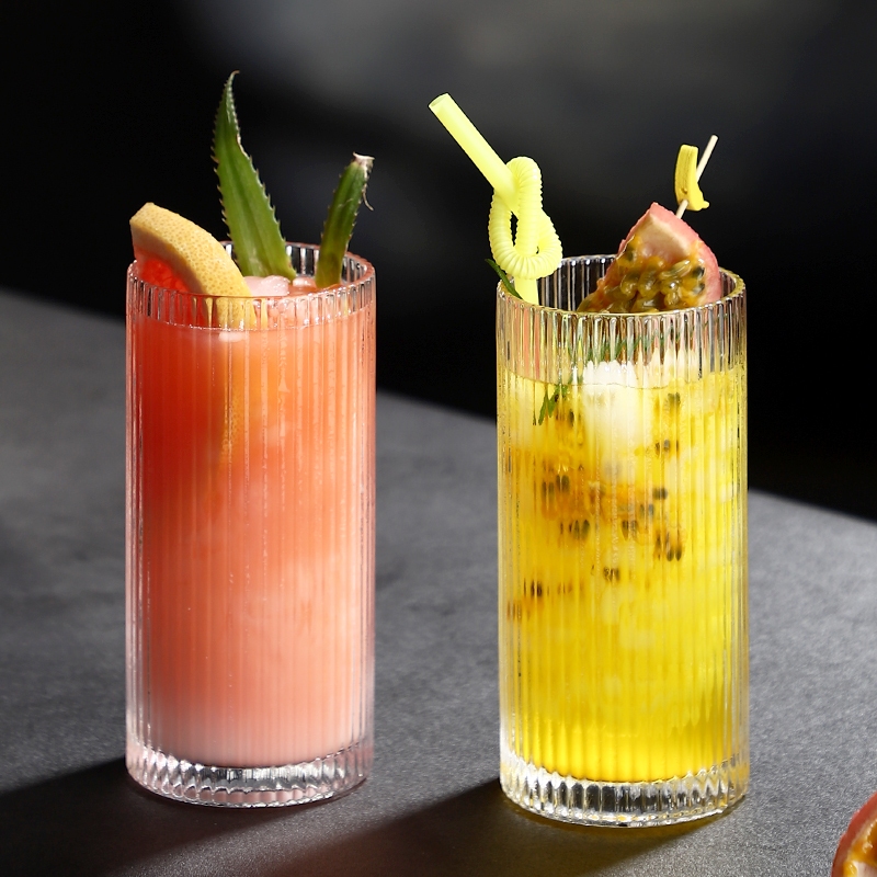 【พร้อมส่งในไทย】แก้วค็อกเทลลายตั้ง Long Island Ice Tea Cup แก้วน้ำผลไม้ ...
