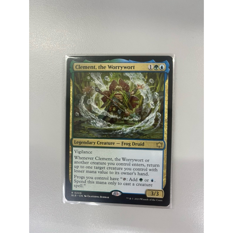 การ์ด MTG Clement, the Worrywort Multi Magic the Gathering EDH รุ่น BLB ...