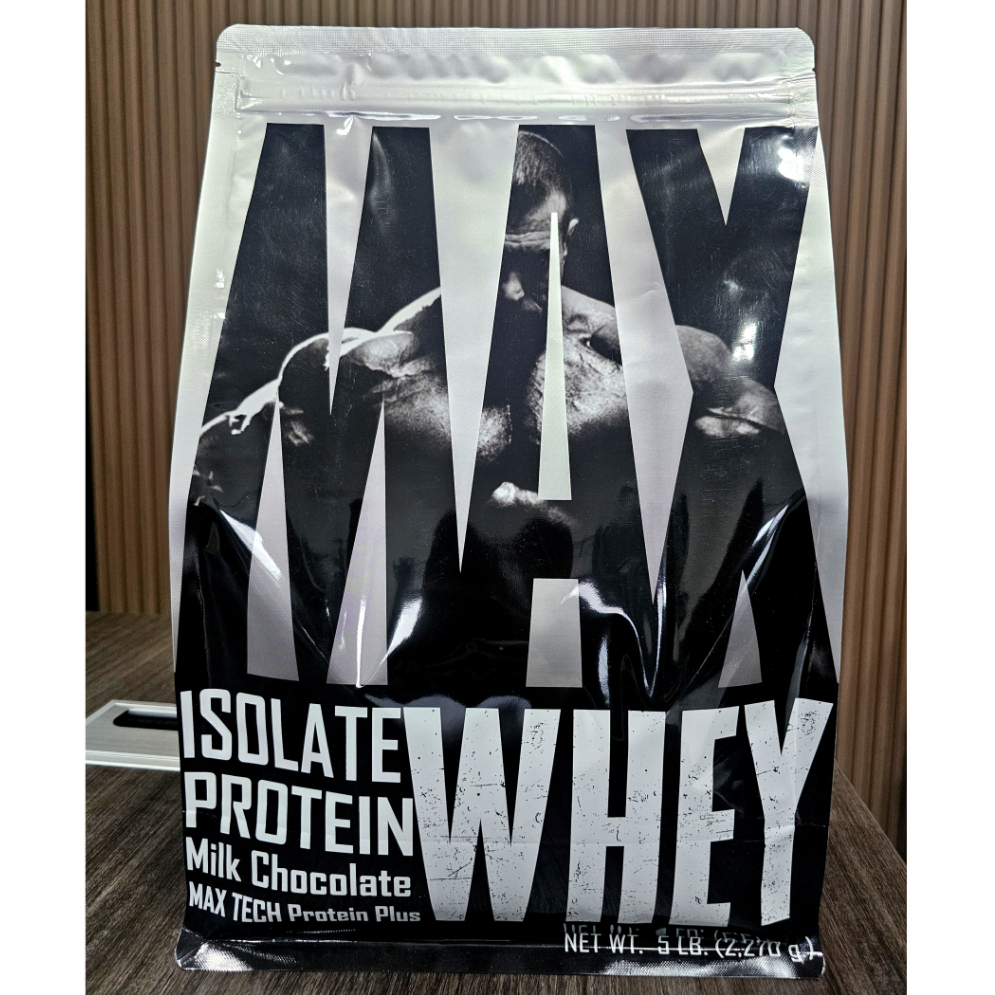 MaxTech Isolate เวย์โปรตีนไอโซเลท โปรตีนสูง 33 กรัม ขนาด 5 ปอนด์ สำหรับสร้างกล้ามเนื้อ ปราศจากไขมันและน้ำตาล รสช็อกโกแลต