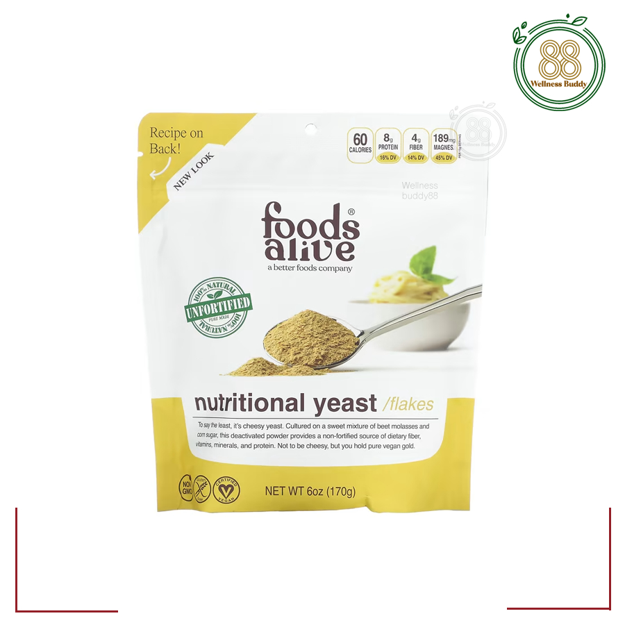 Foods Alive, Nutritional Yeast Flakes, 6 oz (170 g) | Shopee Thailand
