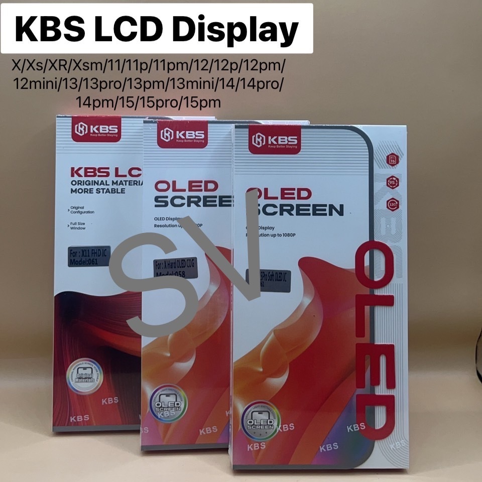 KBS LCD Display หน้าจอ+ทัช จอ 14pro 14pm 15 15pro 15pm 16 แถมฟรีชุดไข ...