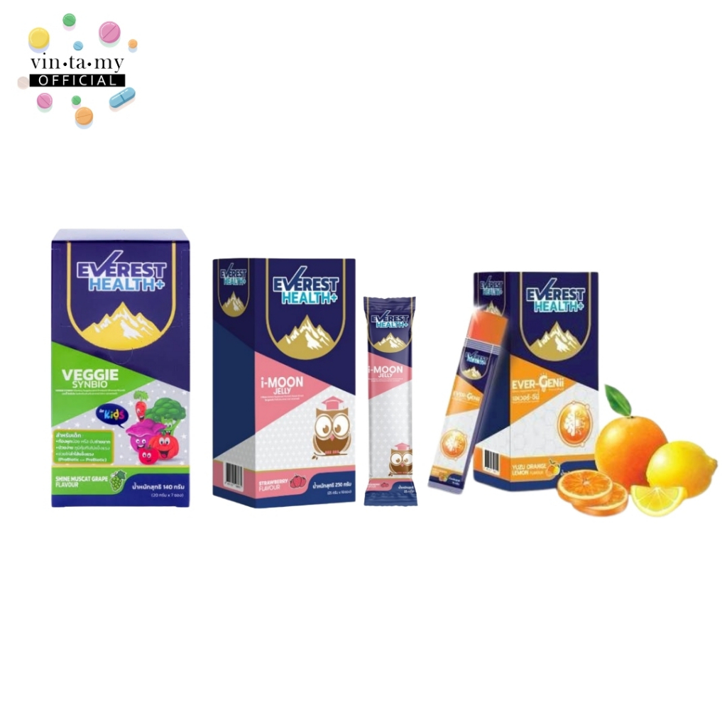 เจลลี่สำหรับเด็ก Everest Health+(เอเวอเรสต์ เฮลท์พลัส) Veggie Synbio, i ...