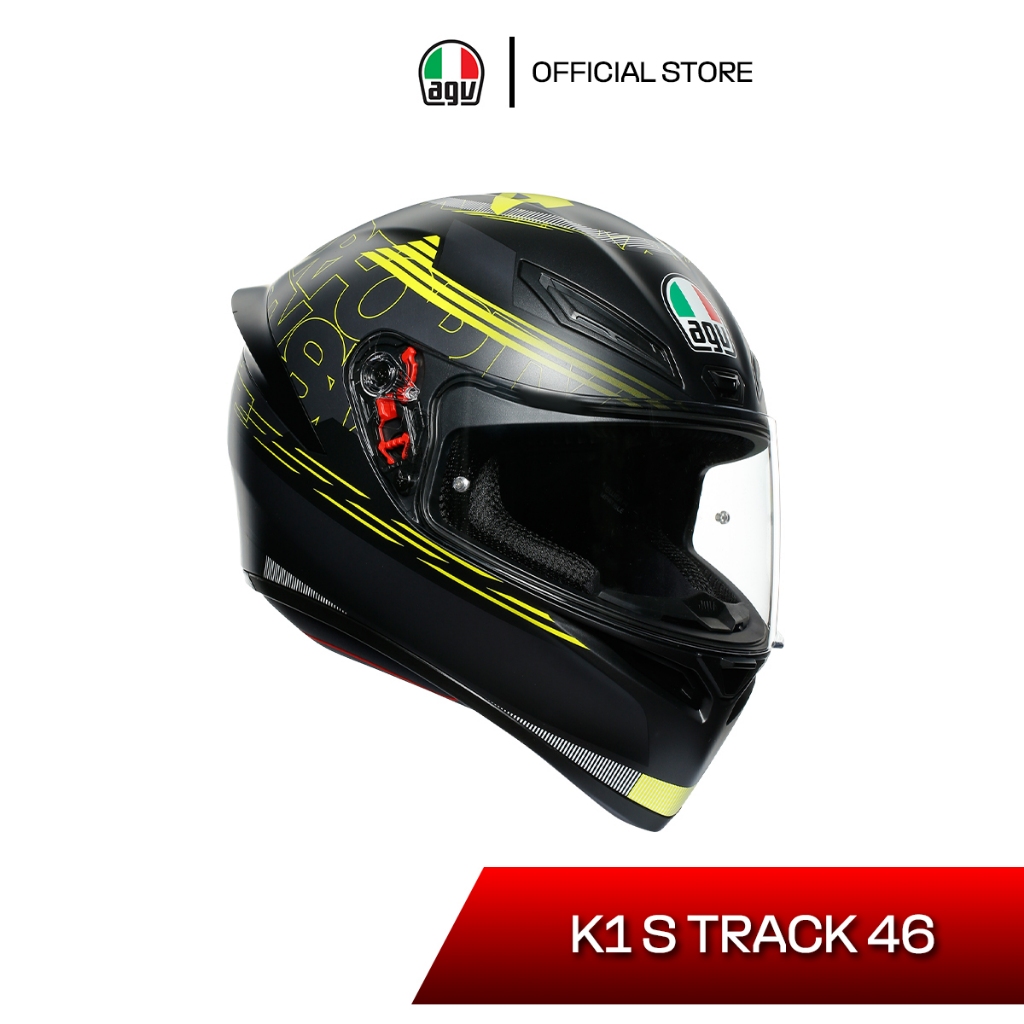 agv k1 s track 46  Highside Shop with Aero Spoiler and Ultravision visor The new AGV K1 'Track