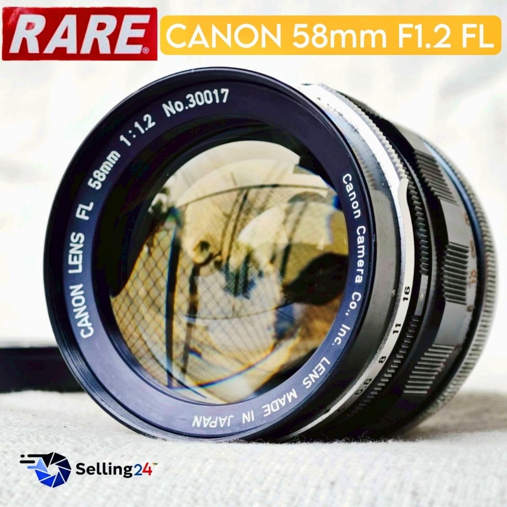 เลนส์มือหมุน CANON FL 58mm f1.2 Standard Prime Lens for FL FD