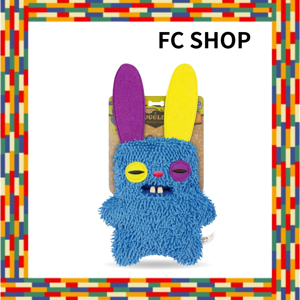 Fuggler Rabbit Blue Dog Toy with Sounds, Authentic | Shopee Thailand