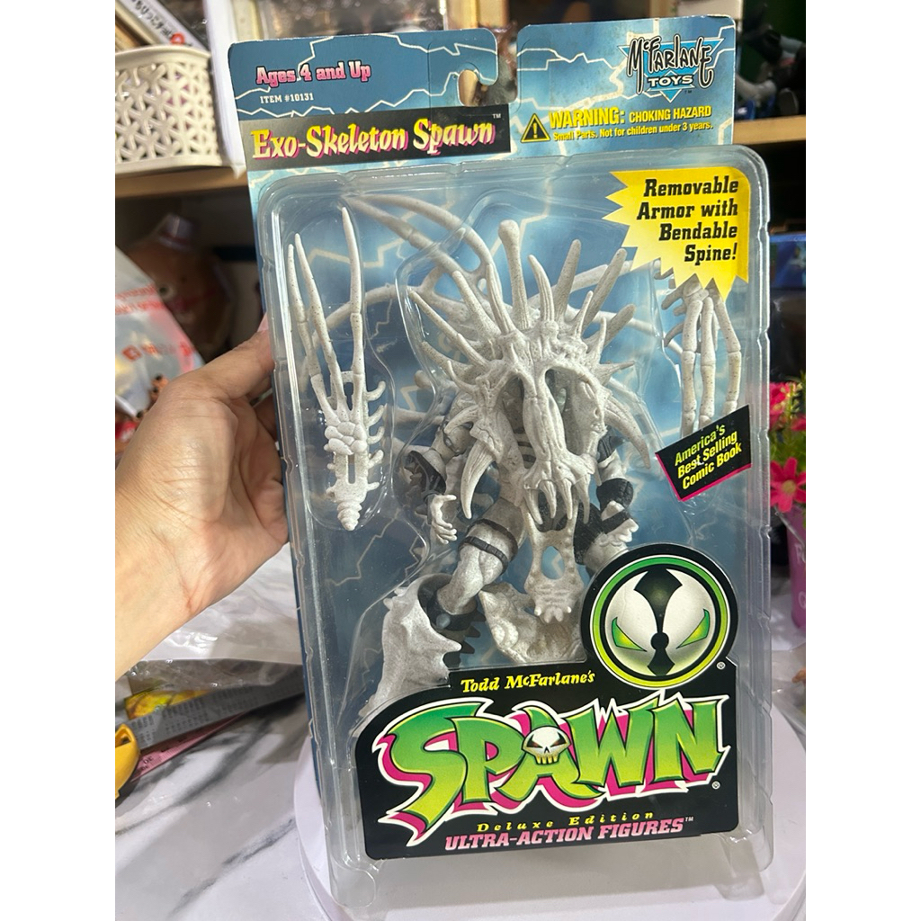 McFarlane Toys Spawn Series 4 Exo-Skeleton White Bones No Face Mask ...