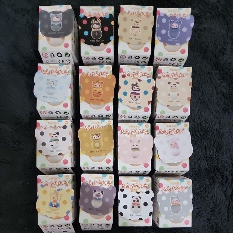 PUCKY Roly poly kitty - figure | Shopee Thailand