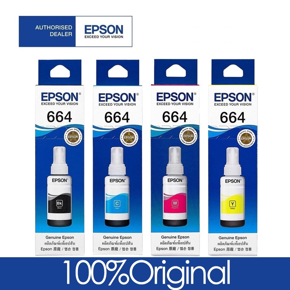 【100%Original】Refill Ink Epson Ink 664 For L121/L120 Pigment ink Epson ...
