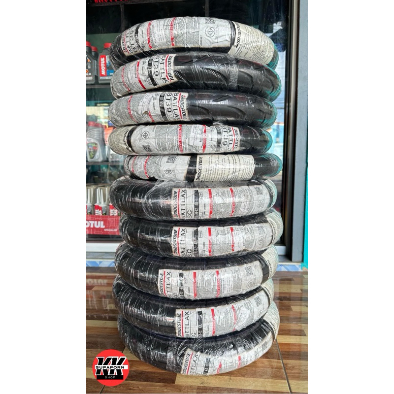 ยางBridgestone Battlax SC 110/70-12 F /3.50-10 51J Honda Lead 125 ...