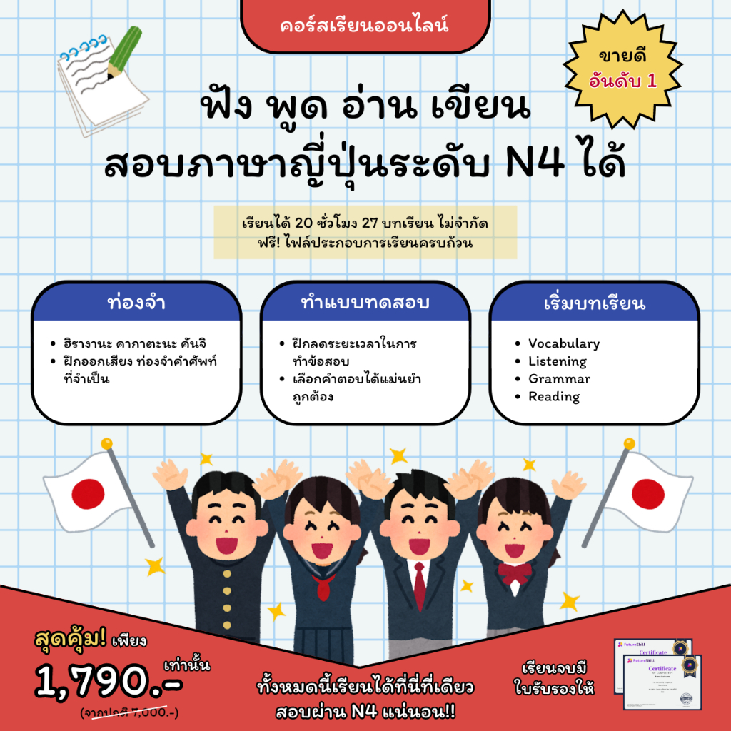 FutureSkill E-Book + คอร์สเรียนออนไลน์ | Collection Japanese Language ...