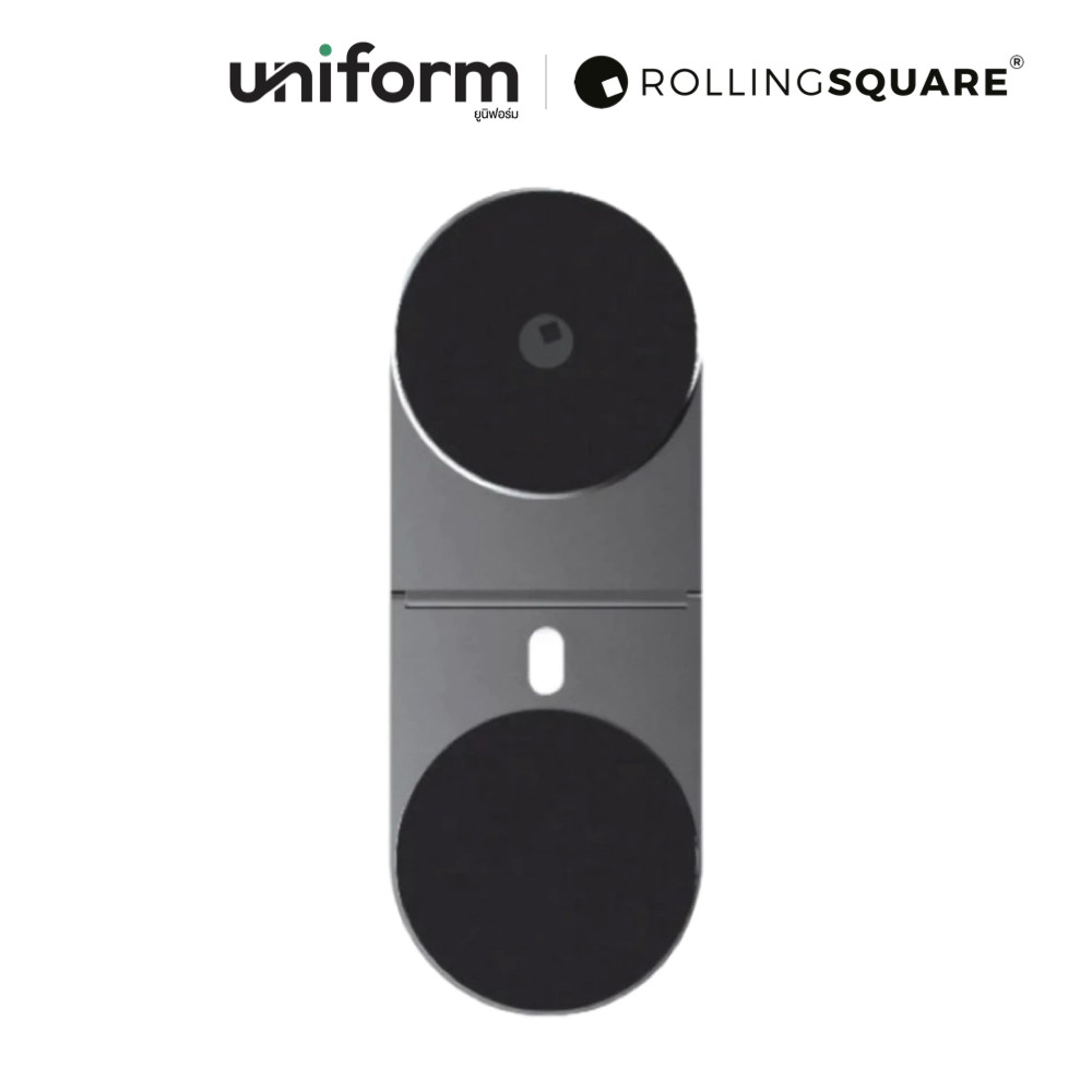 Rolling Square Edge Pro Tablet Kit -Magnetische Tablet- en Mobiele Houder, Accessoire voor Smartworking en Productiviteit, Compatibel met Magsafe, Compatibel met Alle Tablets en Telefoons, Zilvergrijs
