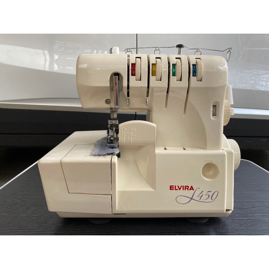 จักรโพ้ง Elvira L450 มือสอง | Shopee Thailand