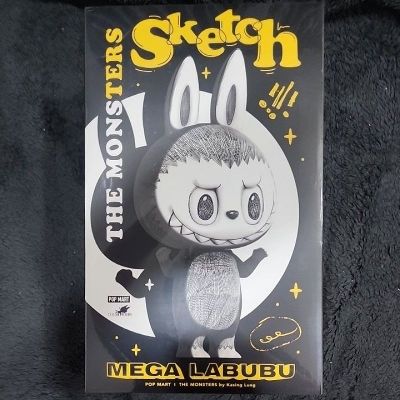 POPMART MEGA LABUBU 400% The monsters sketch | Shopee Thailand