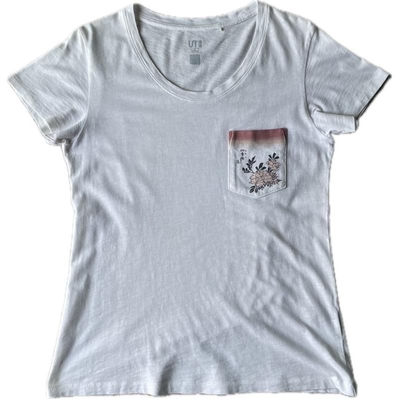 เสื้อยืดแบรนด์ Uniqlo (ตู้ญี่ปุ่น) size m อก 34 นิ้วยาว 25 นิ้ว