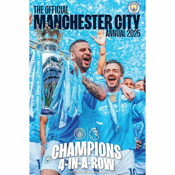 หนังสือ Manchester City Annual 2025 ปกแข็ง Shopee Thailand