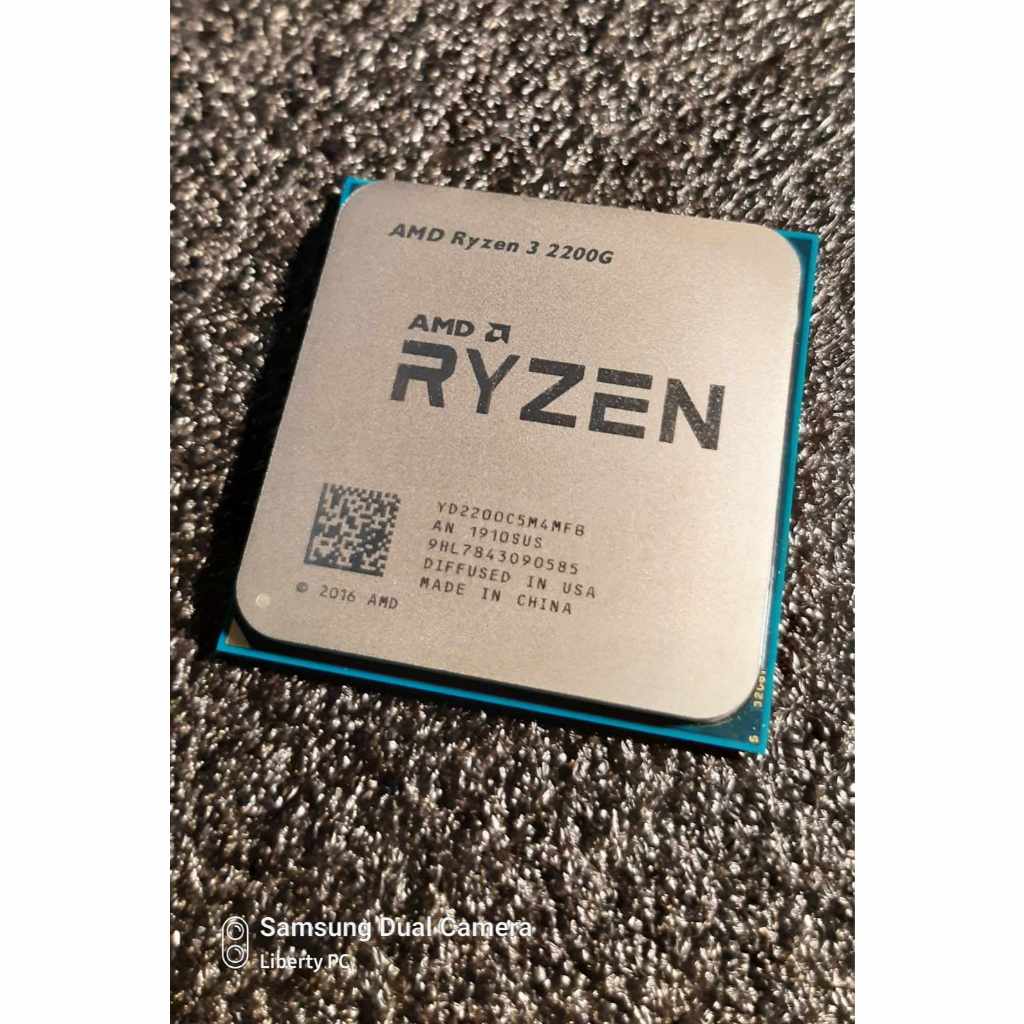 AMD Ryzen 3 2200G R3-2200G 3.5 GHz Quad-Core AM4 CPU Processor (Open Box - Tested)