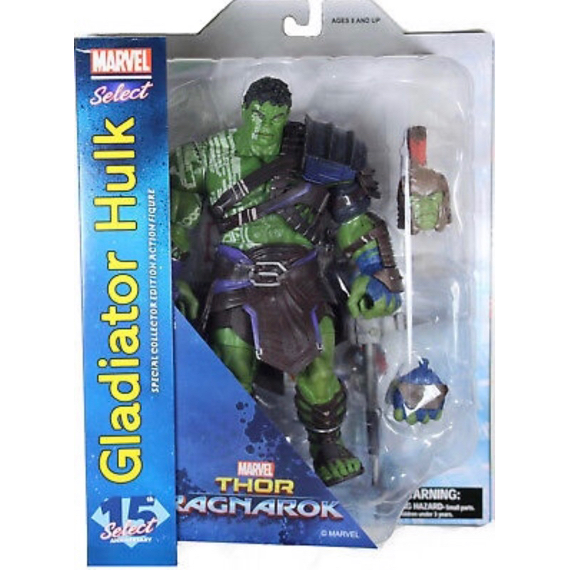 Gladiator Hulk Thor Ragnarok marvel select toys action figure 1/10 ...