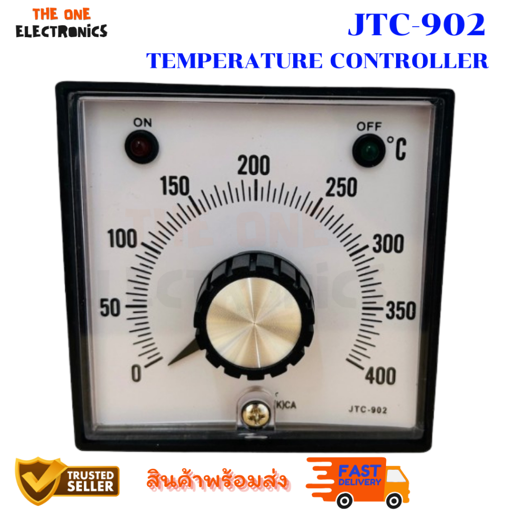 ตัวควบคุมอุณหภูมิ TEMPERATURE CONTROLLER JTC-902 K 0-400c 110/220V 50 ...