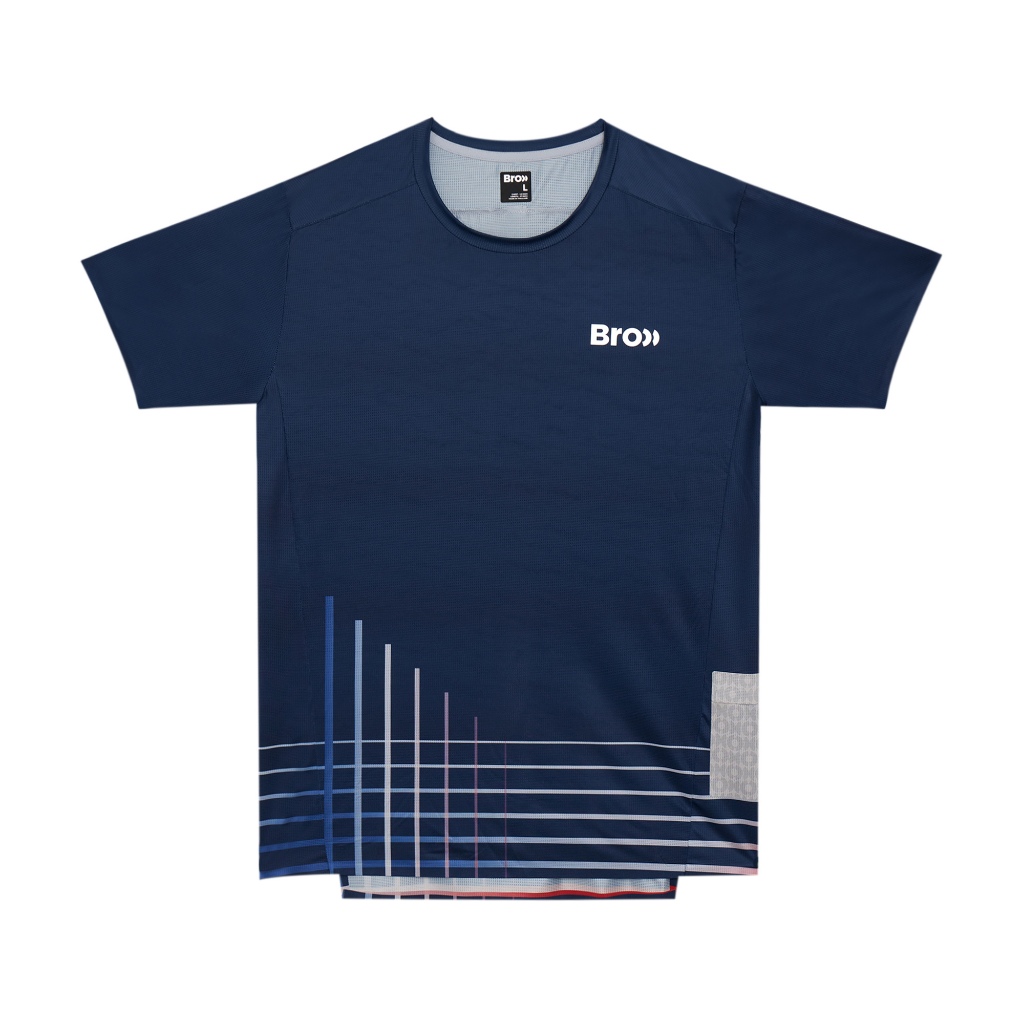 BROOO RUNNING SHIRT THAILAND-FRANCE NAVY | Shopee Thailand