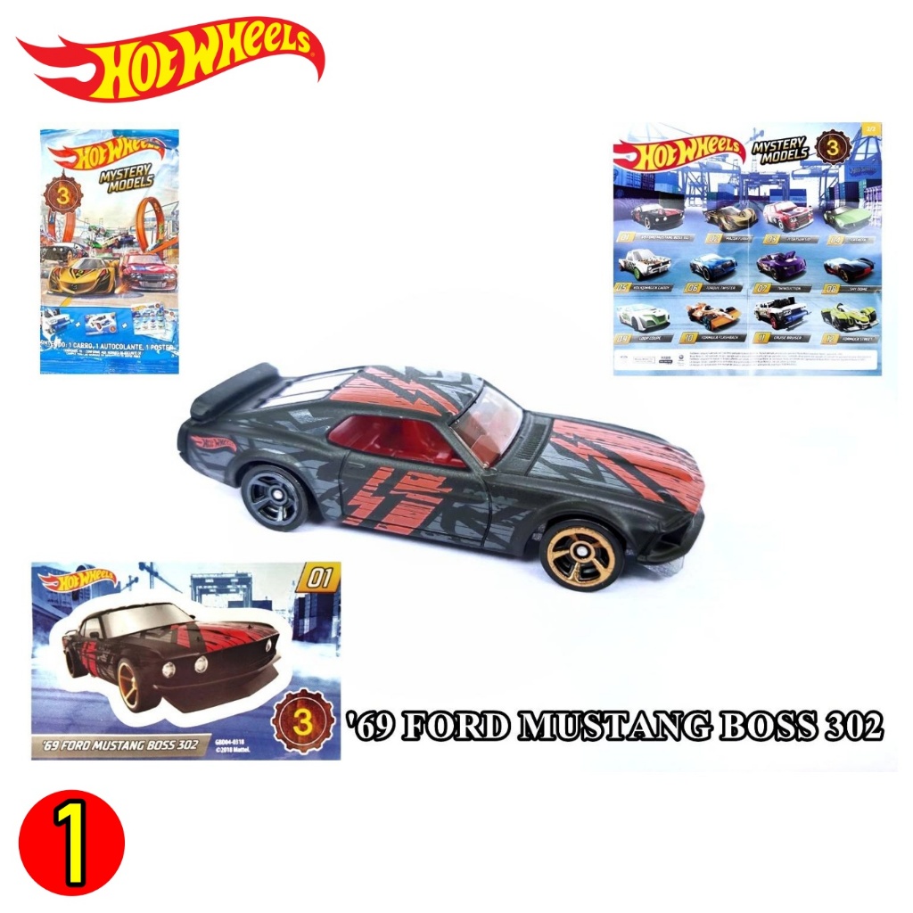 Ford Mustang Boss 302 Hot Wheels 2019 Mystery Models 69' FORD