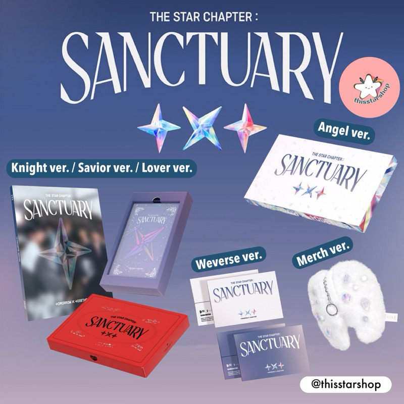 [PRE] TXT อัลบั้ม The Star Chapter: SANCTUARY (Knight/Savior/Lover ...