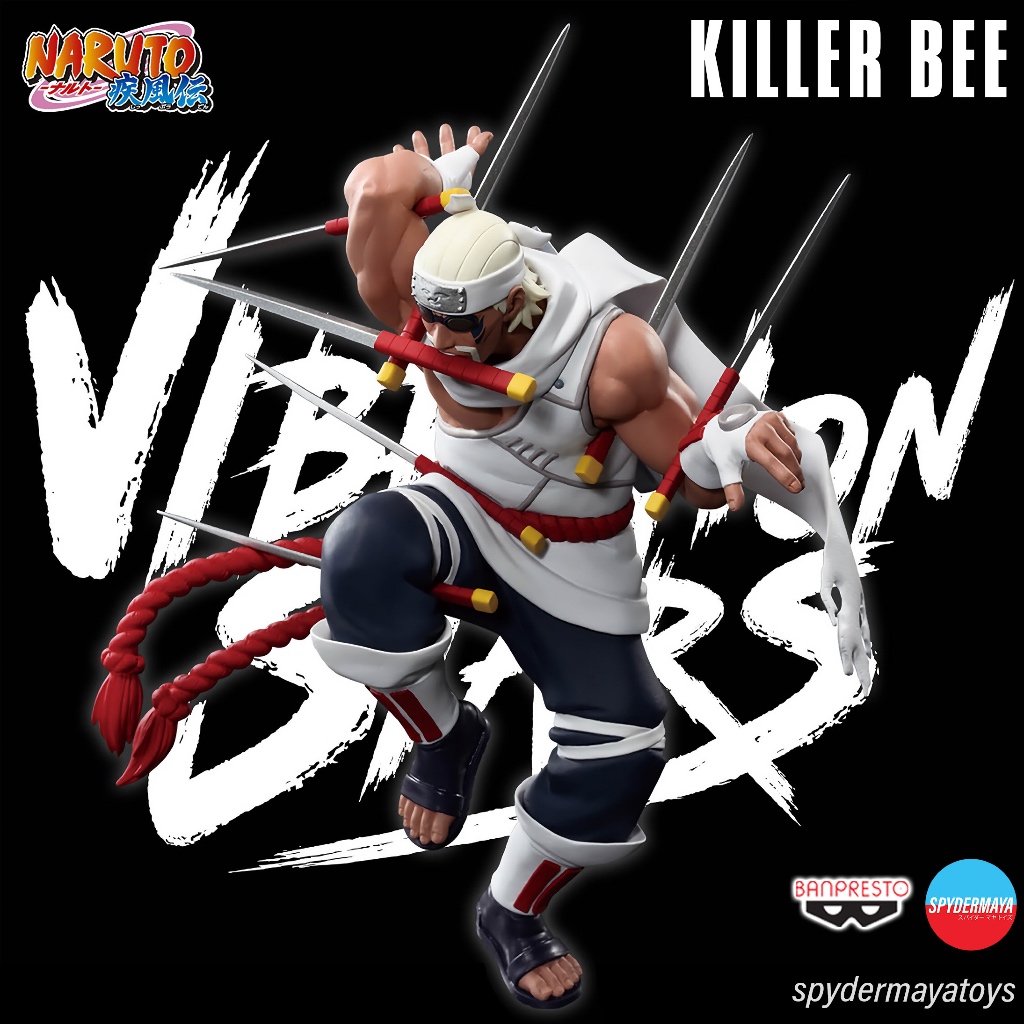 Figurine Naruto Shippuden – Killer Bee Vibration Stars – Banpresto Neuve 2024