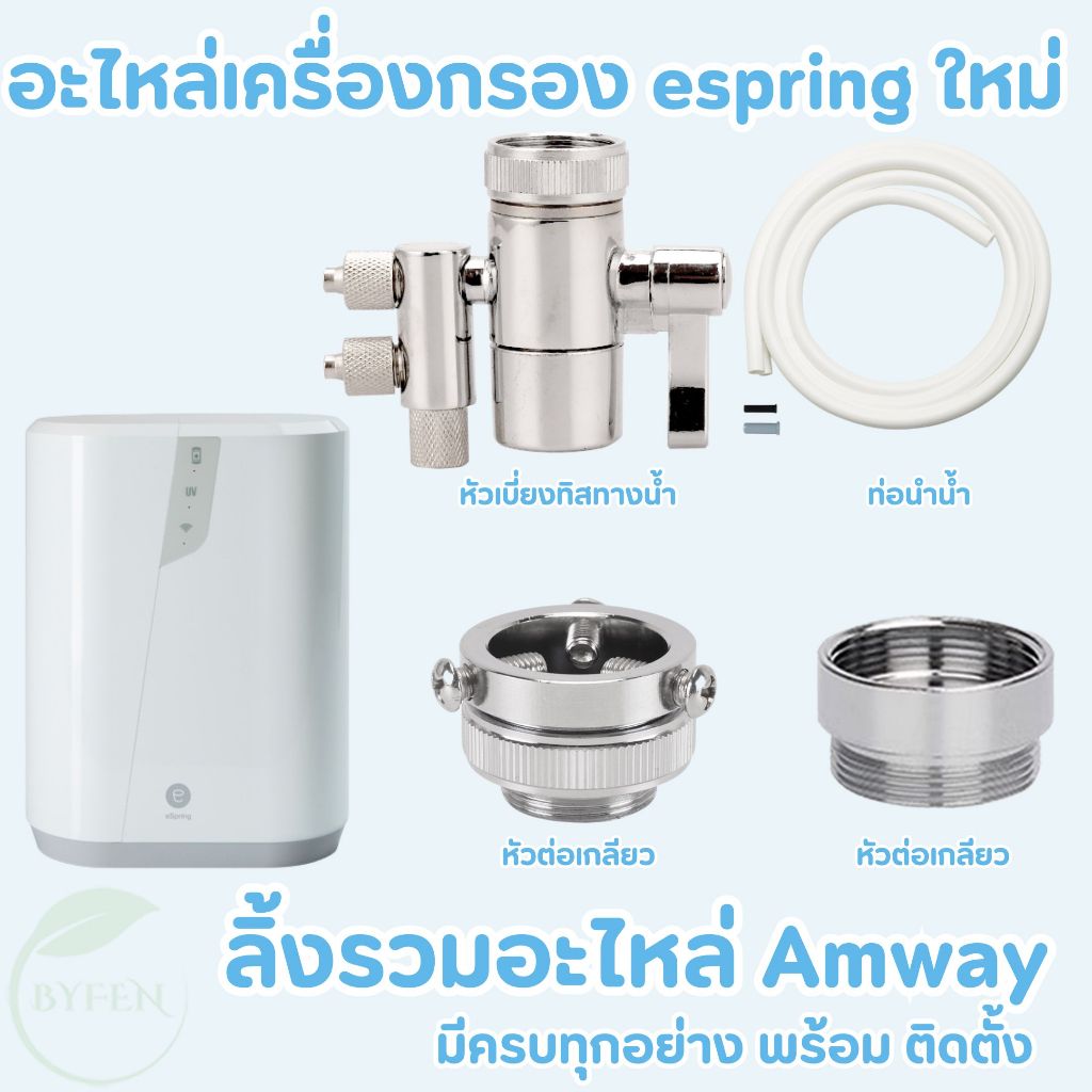 อะไหล่ ข้อต่อเสริม เครื่องกรองน้ำeSping แอมเวย์แท้ หัวต่อแบบเกลียว ...