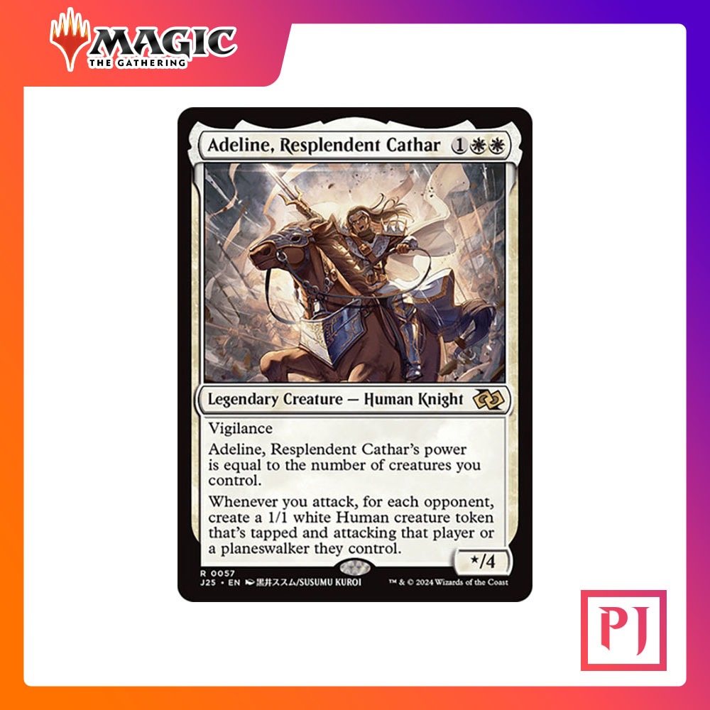 [MTG] Adeline, Resplendent Cathar [FDN] [WHITE] [RARE] [NORMAL] [ENG