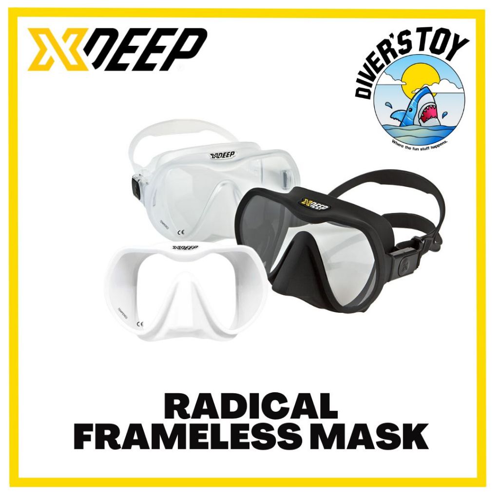 หน้ากากดำน้ำ Xdeep Radical Frameless mask | Shopee Thailand