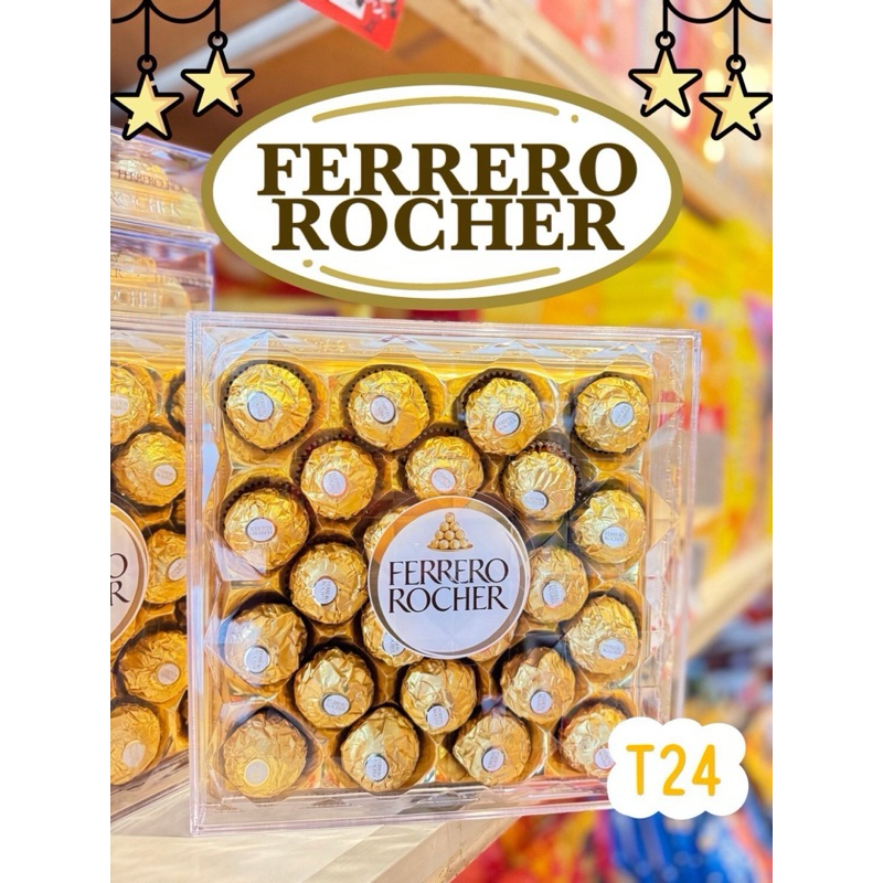 ช็อกโกแลต ฟอเรโร่ Ferrero Rocher T24 ของฝาก ของขวัญ วันวาเลนไทน์ 