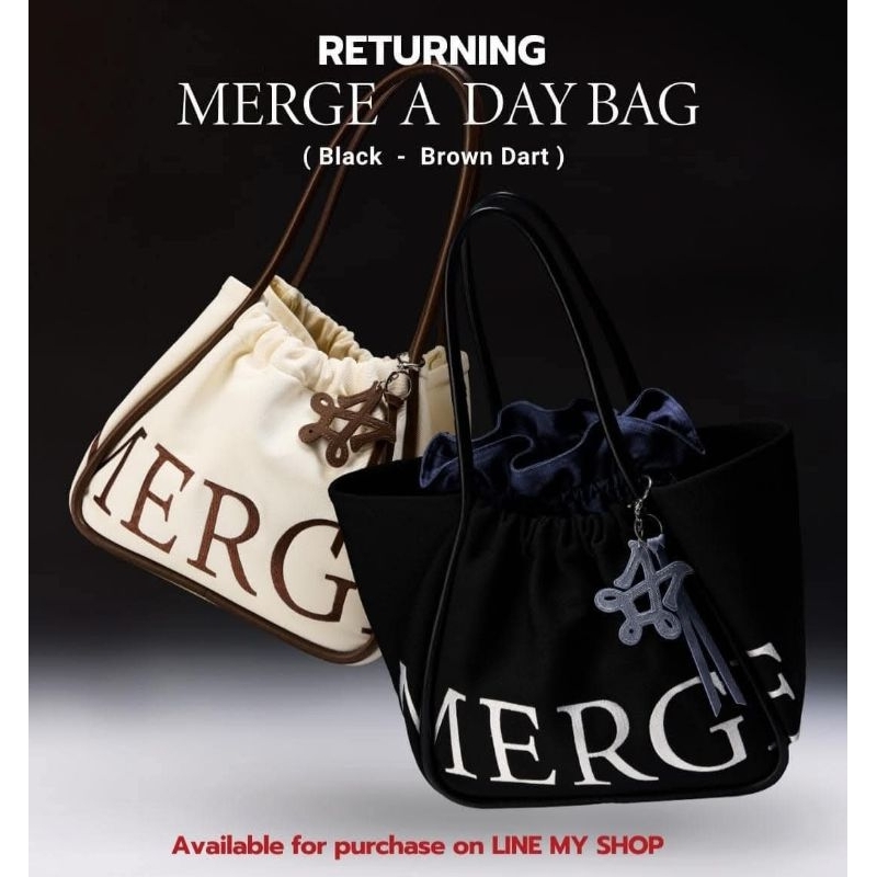 [พร้อมส่ง] Merge A-Day Bag normal / mini ของใหม่ (ใช้ส่วนลด 20- 30% ได้ ...